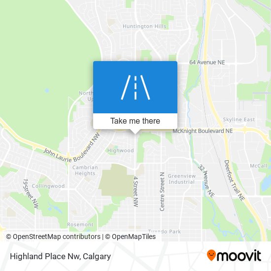 Highland Place Nw map