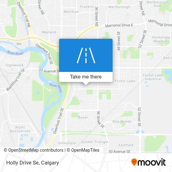 Holly Drive Se map