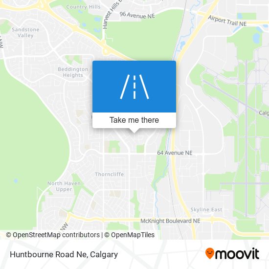 Huntbourne Road Ne plan