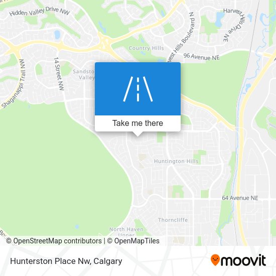 Hunterston Place Nw map