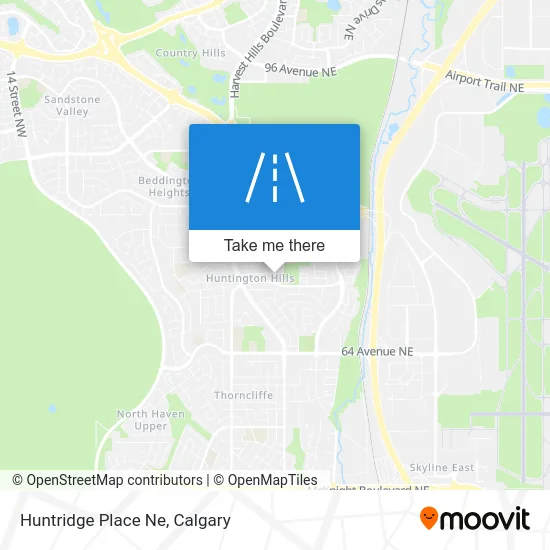 Huntridge Place Ne map