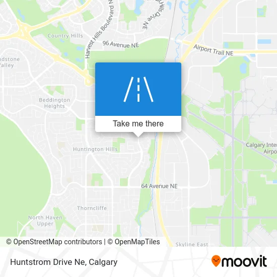 Huntstrom Drive Ne map