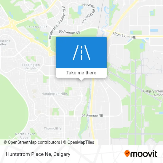 Huntstrom Place Ne map