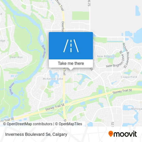 Inverness Boulevard Se map