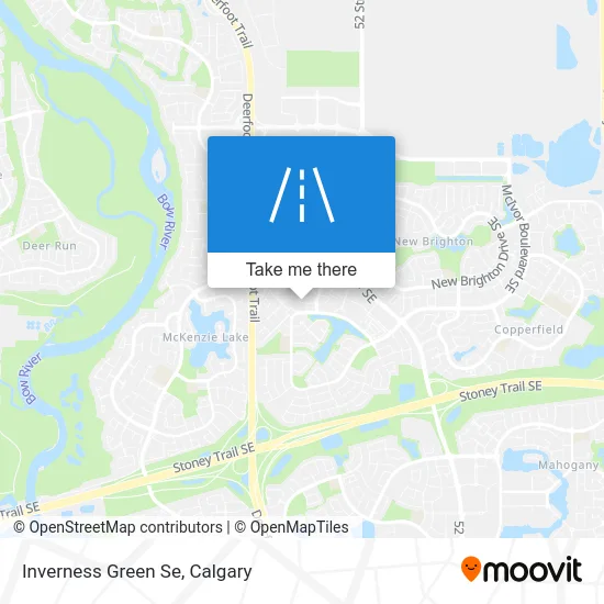 Inverness Green Se map