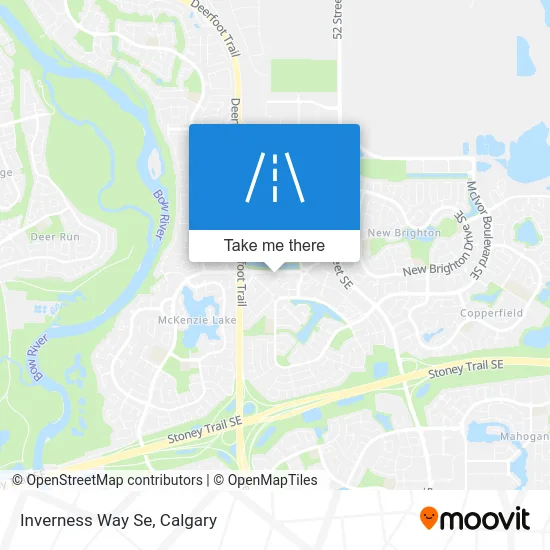 Inverness Way Se map