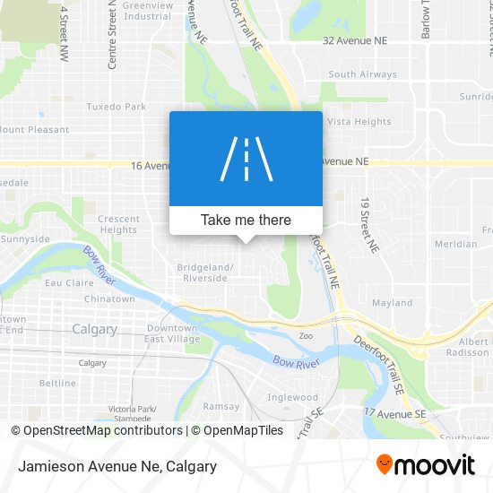 Jamieson Avenue Ne map