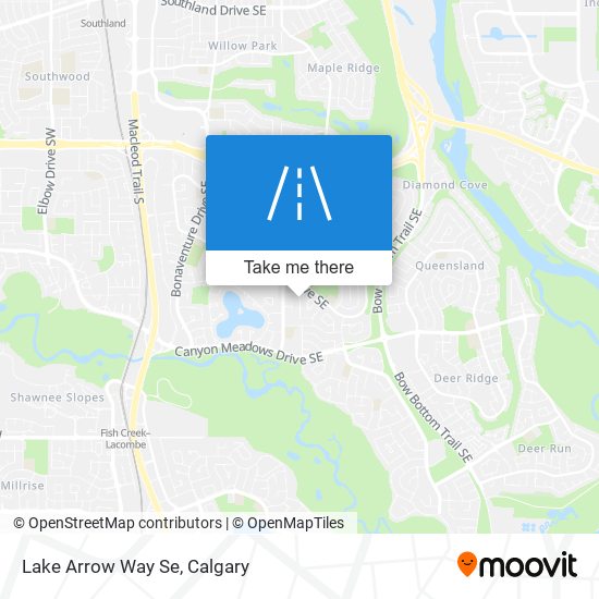 Lake Arrow Way Se map