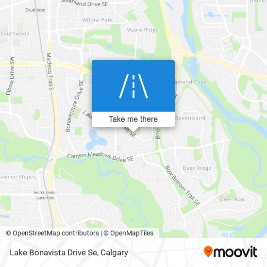 Lake Bonavista Drive Se plan