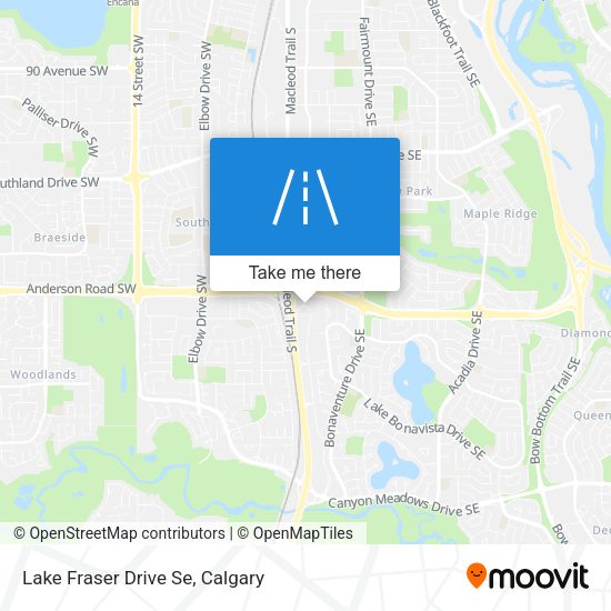 Lake Fraser Drive Se plan