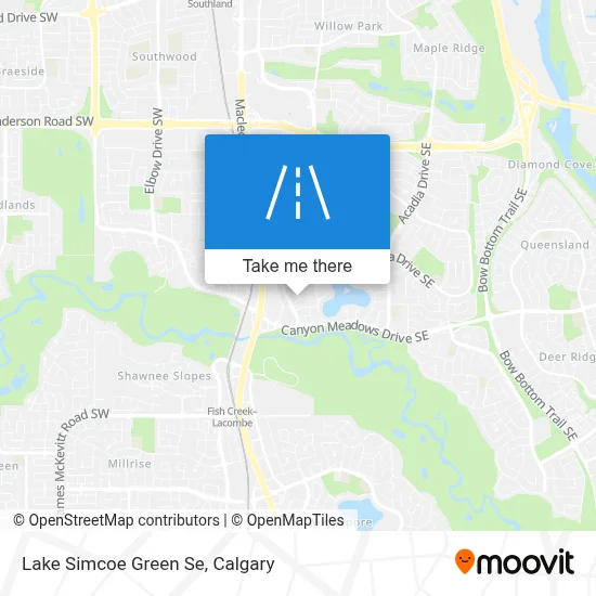 Lake Simcoe Green Se map