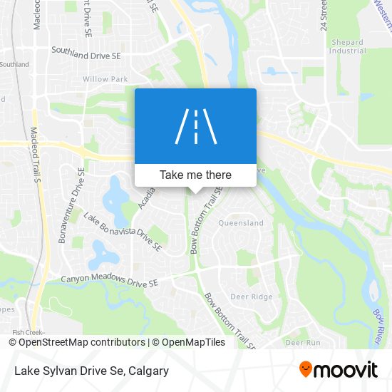 Lake Sylvan Drive Se map