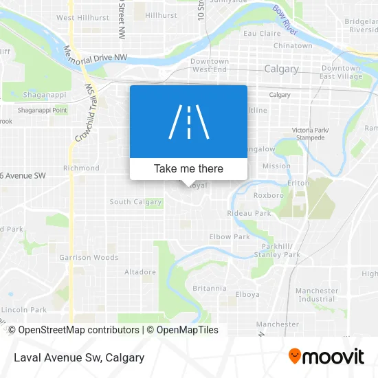 Laval Avenue Sw map