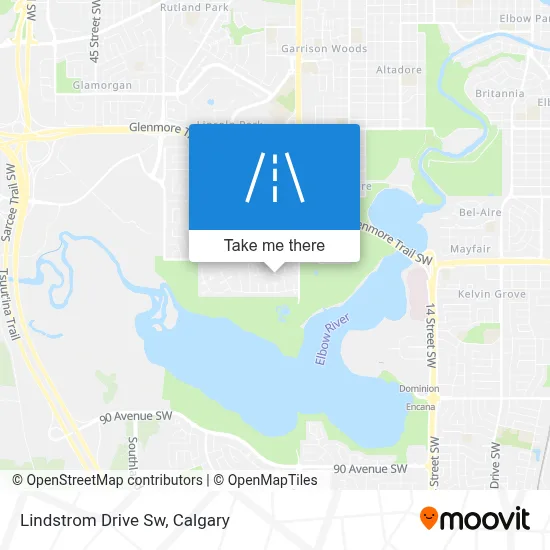 Lindstrom Drive Sw map
