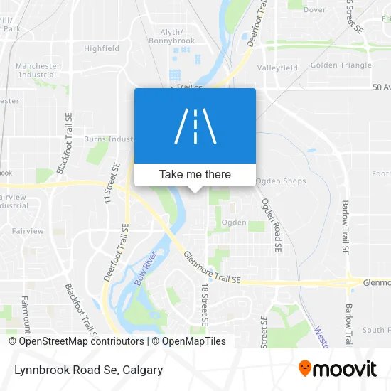 Lynnbrook Road Se map