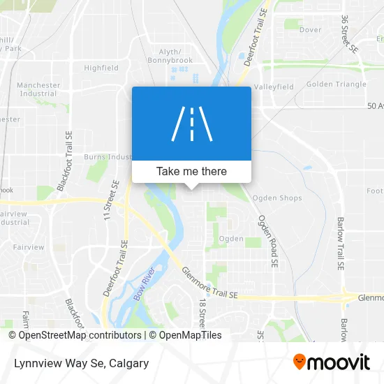 Lynnview Way Se map