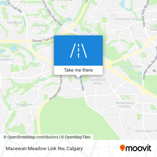 Macewan Meadow Link Nw map