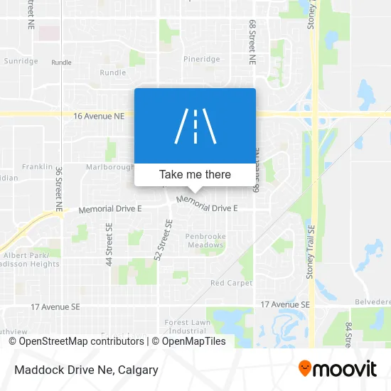 Maddock Drive Ne map