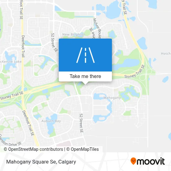 Mahogany Square Se map