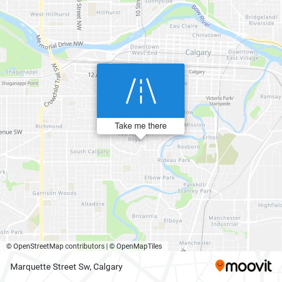 Marquette Street Sw map