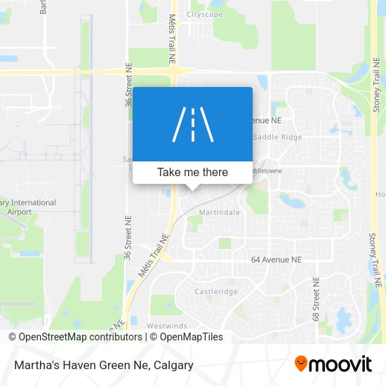 Martha's Haven Green Ne map