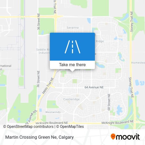 Martin Crossing Green Ne map