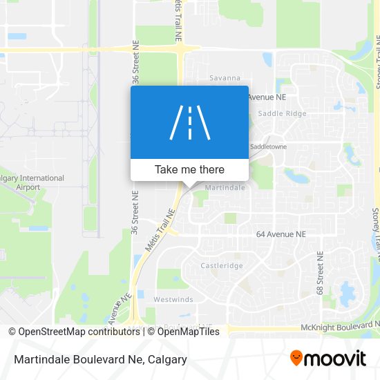 Martindale Boulevard Ne map