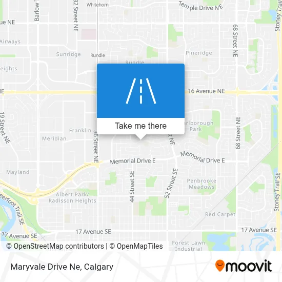 Maryvale Drive Ne map