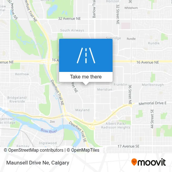 Maunsell Drive Ne map