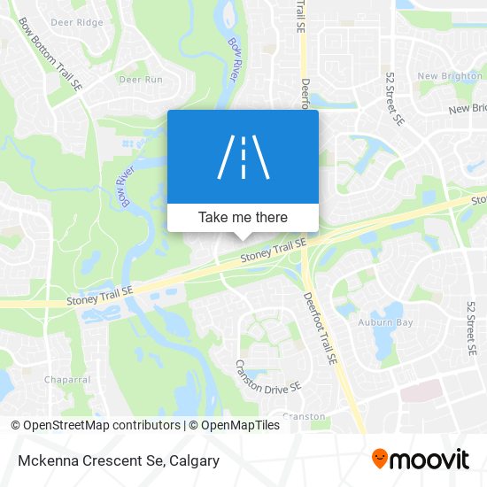 Mckenna Crescent Se map