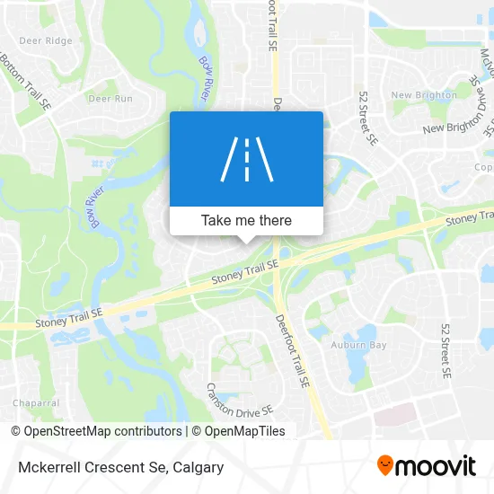 Mckerrell Crescent Se map