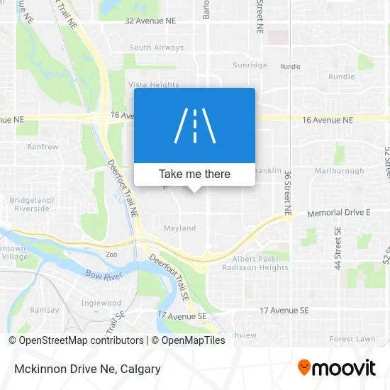 Mckinnon Drive Ne map