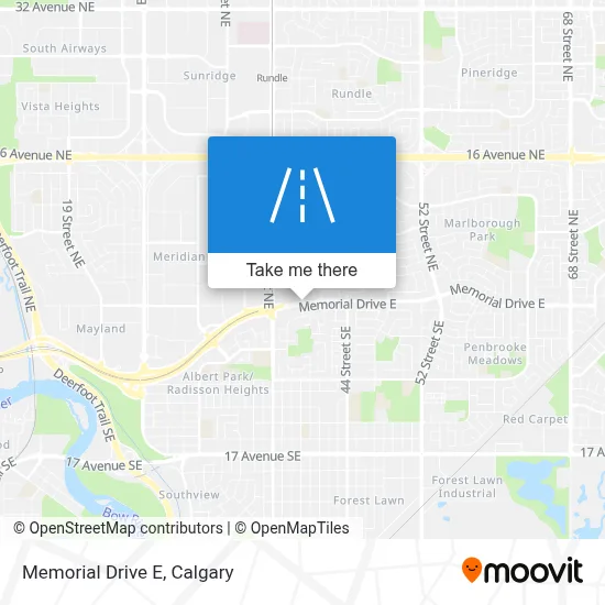 Memorial Drive E map