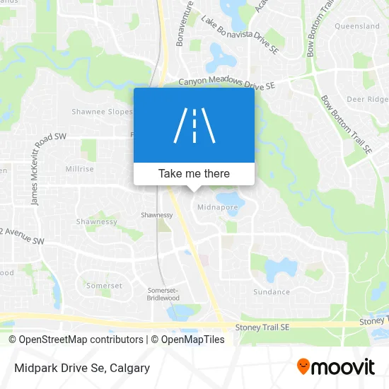 Midpark Drive Se map