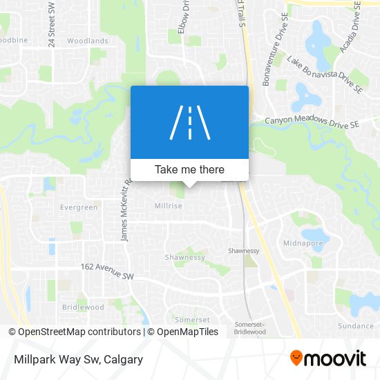 Millpark Way Sw map