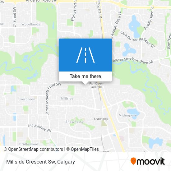 Millside Crescent Sw map