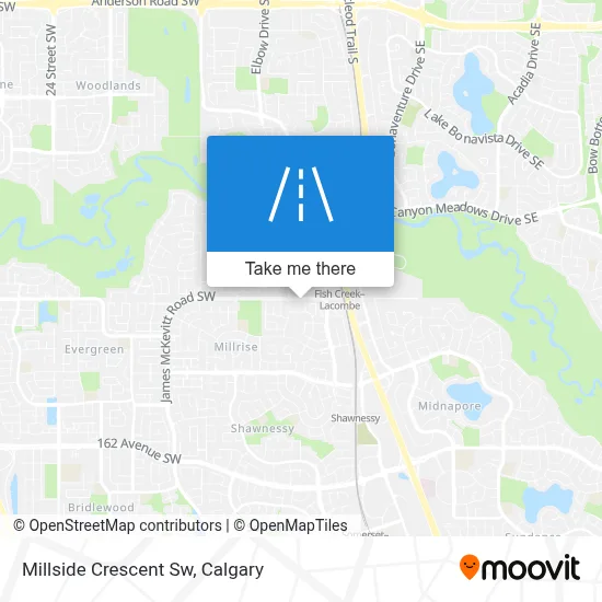 Millside Crescent Sw map