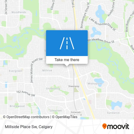 Millside Place Sw map