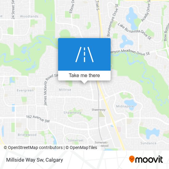 Millside Way Sw map