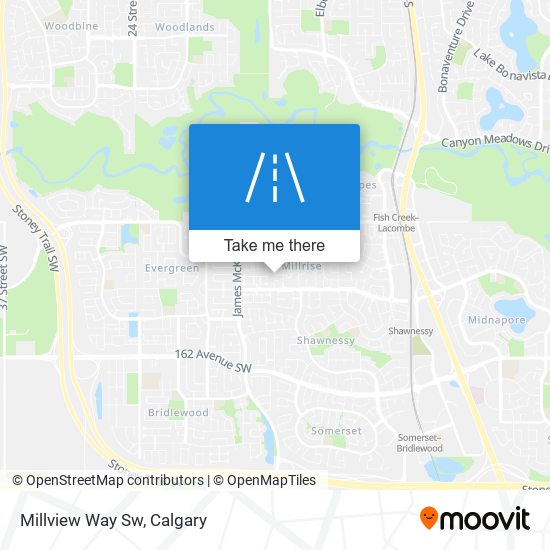 Millview Way Sw map