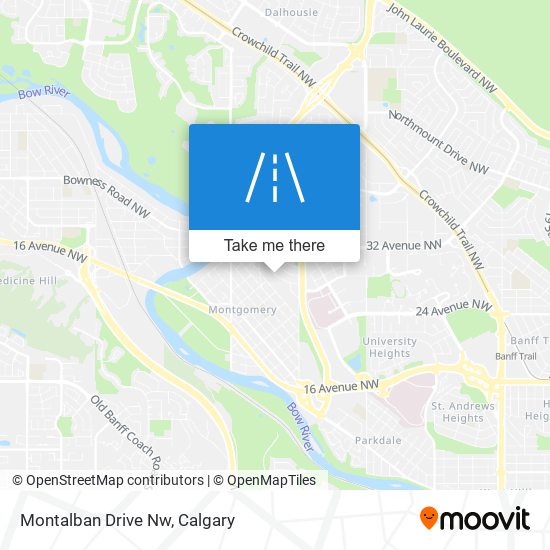 Montalban Drive Nw map