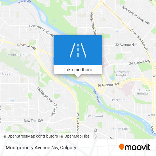 Montgomery Avenue Nw map