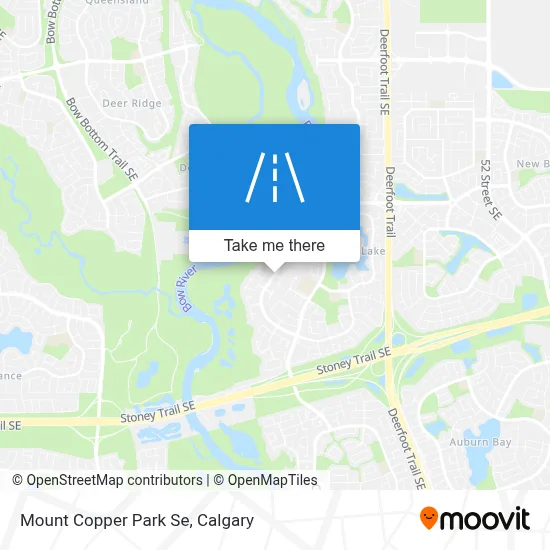 Mount Copper Park Se map