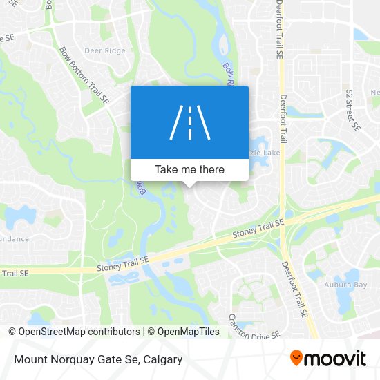 Mount Norquay Gate Se map