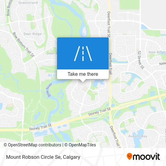 Mount Robson Circle Se map