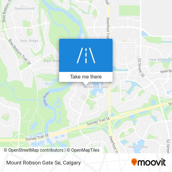 Mount Robson Gate Se map