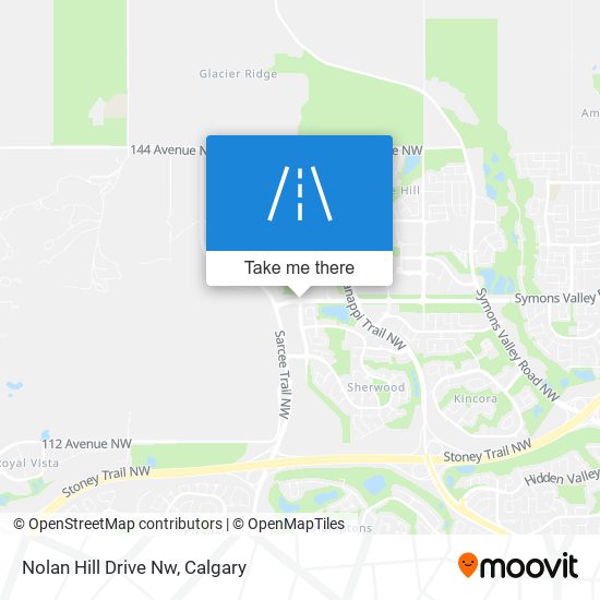 Nolan Hill Drive Nw map