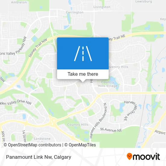 Panamount Link Nw map