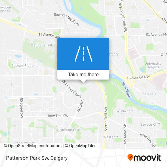Patterson Park Sw map