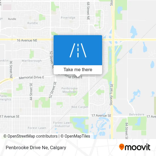 Penbrooke Drive Ne map